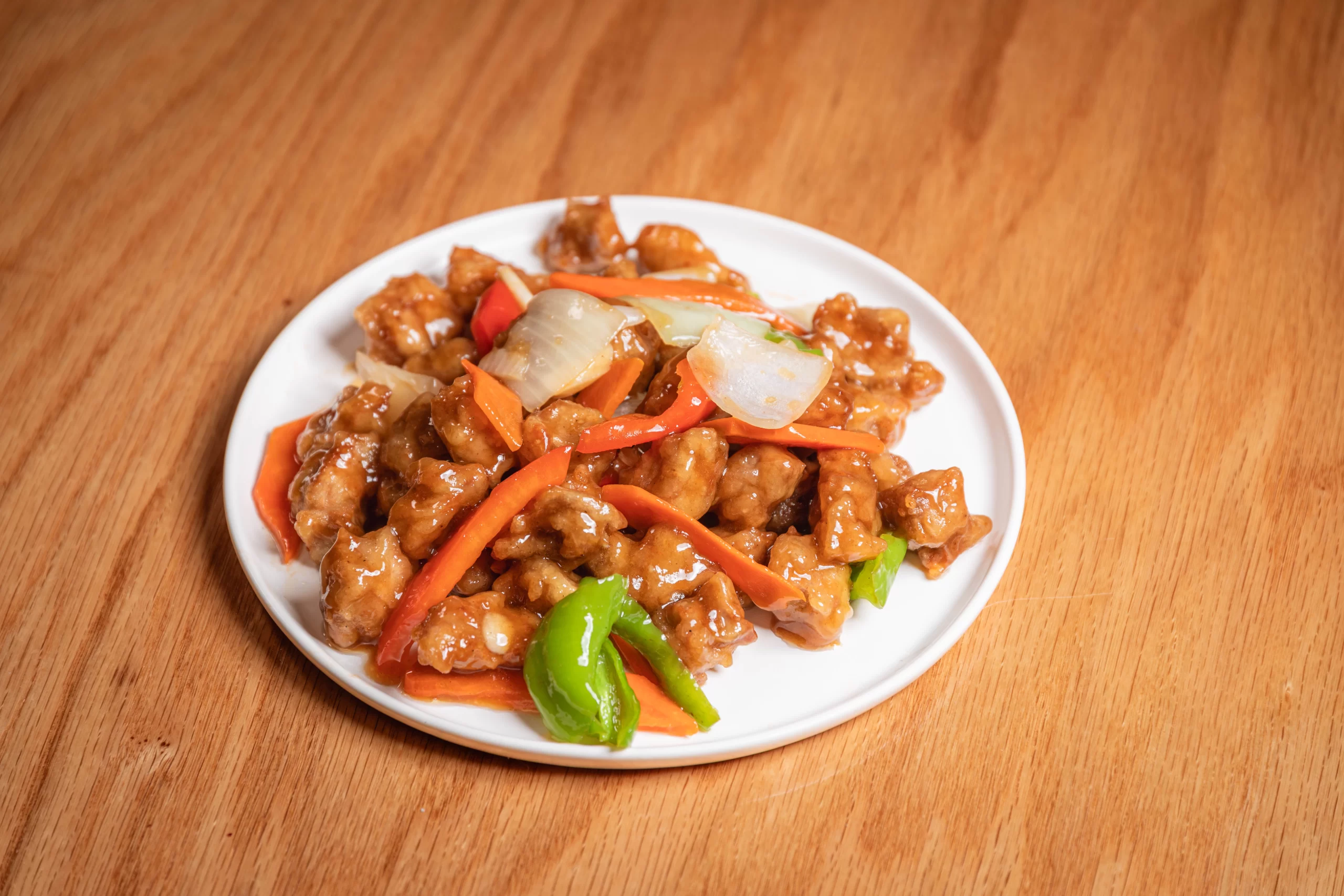 Soy-Glazed Crispy Pork at Little Pine, Chinese Restaurant in New York